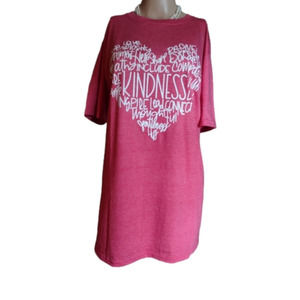 "New" Kindness T-shirt Size Large Short Sleeve Women's